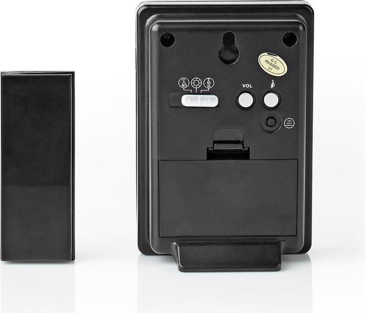 Image du produit Nedis Sonnette sans fil Alimentation par piles 3 V DC 1x CR2032 Volume : 80 dB Portée du signal : 300 m