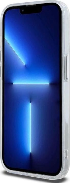 Actual product image Karl Lagerfeld KLHMP13LHLSCHH iPhone 13 Pro 6.1" biały/white hardcase IML Metal Choupette Head MagS (Apple iPhone 13 Pro)