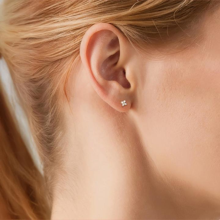 Immagine prodotto Glanzstücke München Orecchini da donna a fiore in argento - 34468 (Argento 100%)