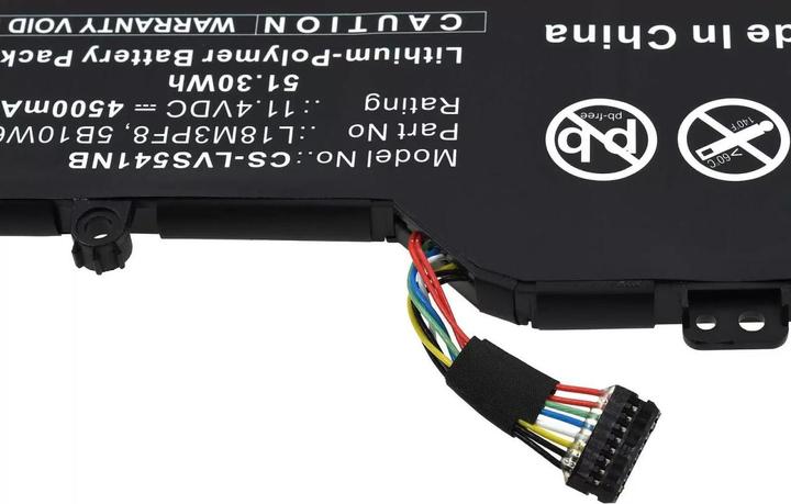 Image du produit AccuCell Batterie Lenovo Ideapad S540-15iml 81ng00bcmh / Ideapad S540-15iwl 81ne0018au / Type L18M3PF8 (4500 mAh)