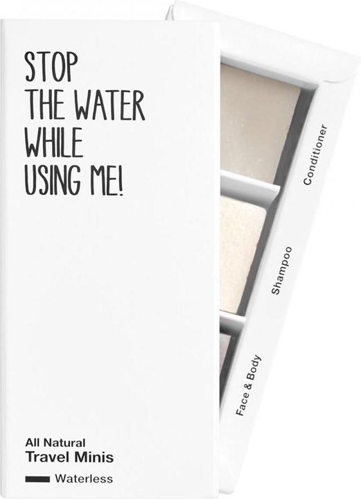 Immagine prodotto Stop The Water While Using Me! Mini saponi da viaggio (Shampoo liquido)