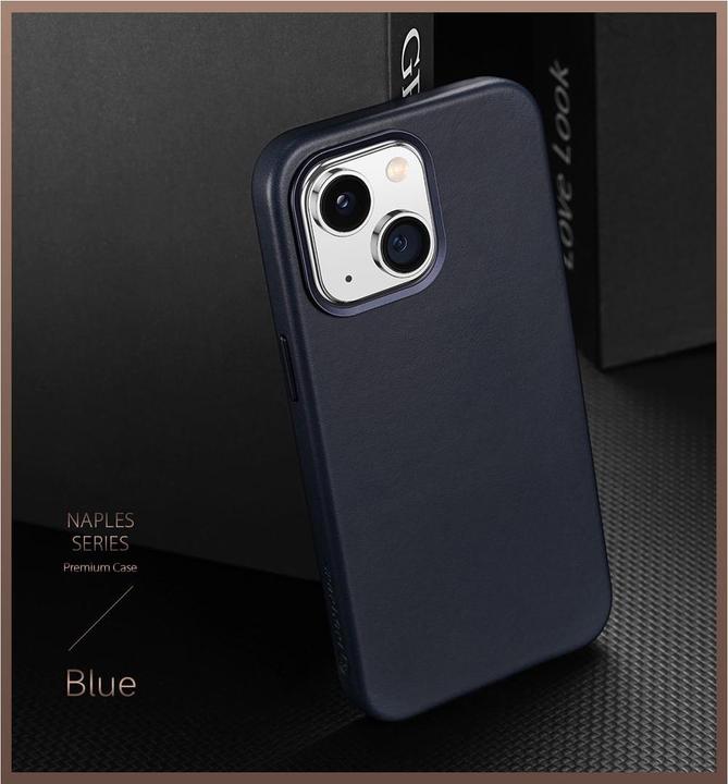Actual product image Dux Ducis Naples Series Genuine Leather Case (Apple iPhone 14)