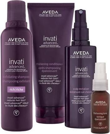 Produktbild Merkloos Aveda Invati Advanceds ¢ System Rich 4 ST Set Peelate, Verdickung und Aktivierung (Haarpflege Set)