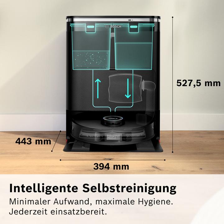 Produktbild Bosch Hausgeräte Aspirapolvere Robot Spotless Max Cam (11000 Pa)