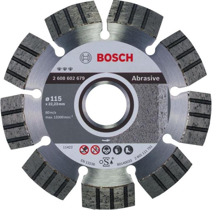 Produktbild Bosch Professional Zubehör PRO Abrasive Diamanttrennscheibe, 115 x 22,23 mm