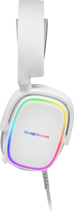 Image du produit Mars Gaming Casque Micro Gamer Mhax RGB (Blanc) (Filaire)