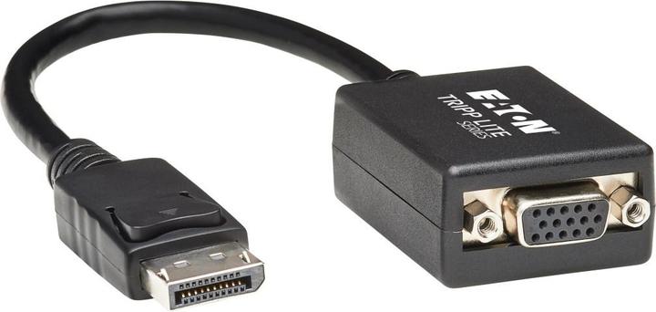 Eaton DisplayPort to VGA Active Adapter Video Converter M/F 6inch 15.24cm (VGA, 15.20 cm)