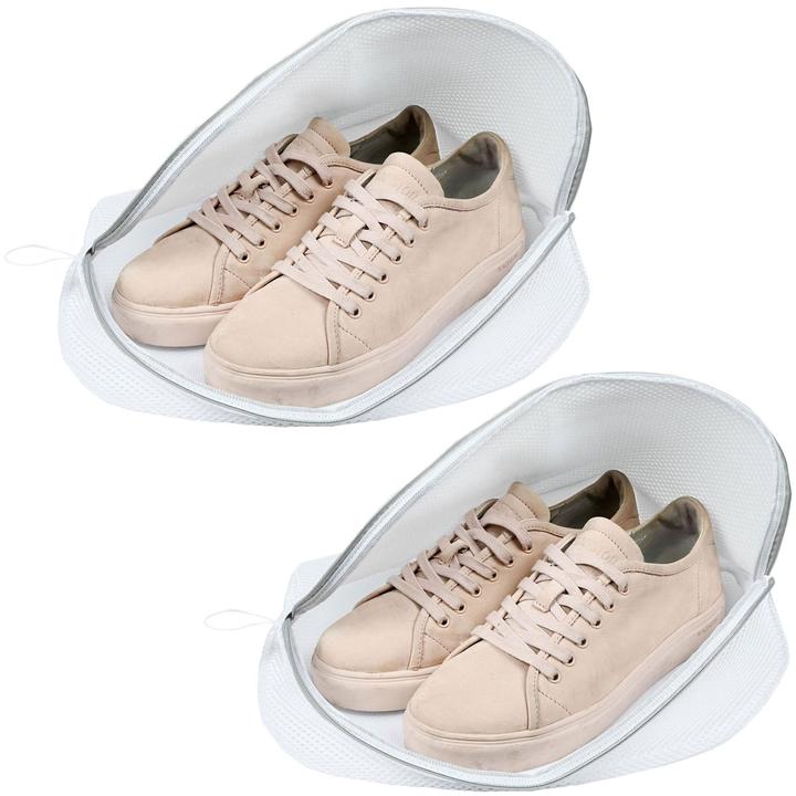 Actual product image Benson Set of 2 laundry bags for shoes, wash bag with zip fastener, 42 x 24 cm