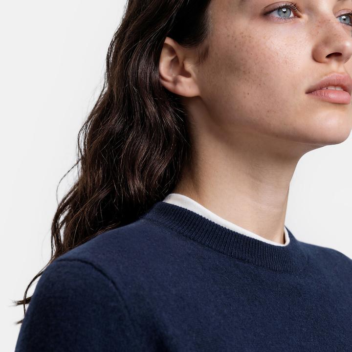 Produktbild La Redoute Collections Pullover runder Ausschnitt Feinstrick in Kaschmir (L)