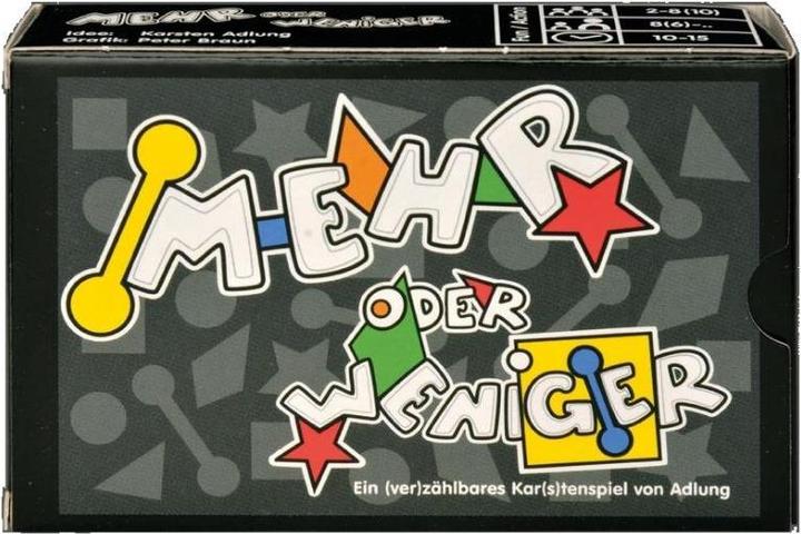 Immagine prodotto ADL81030 - Più o meno - gioco di carte, per 2-8 giocatori, a partire da 8 anni (Francese)