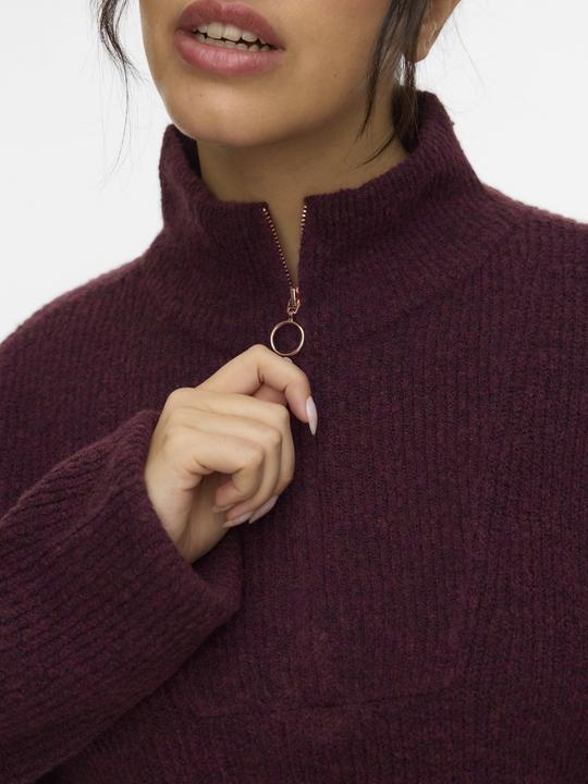 Actual product image Vero Moda VMCPLAZA Pullover Viertel-Reissverschluss (50)