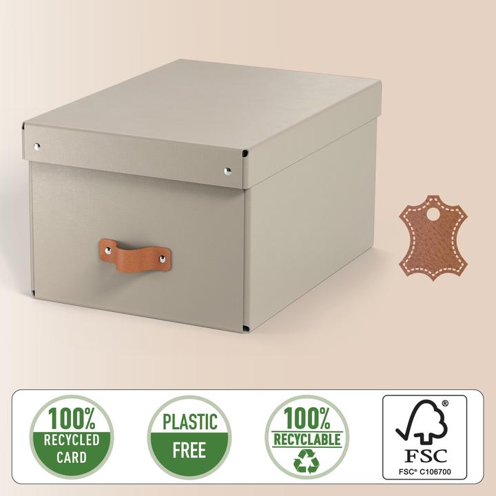 Actual product image Leitz Storage Box Puro Medium with Lid (A4, A5)