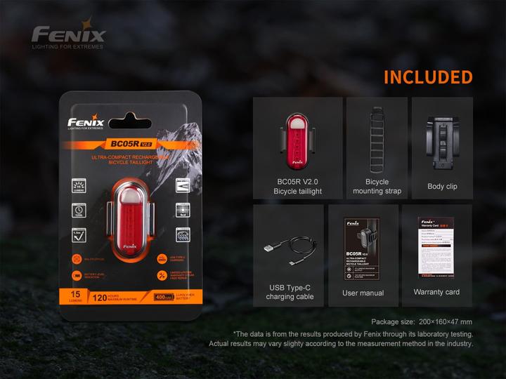 Image du produit Fenix BC05R V2.0 (15 lm, 15 lm)