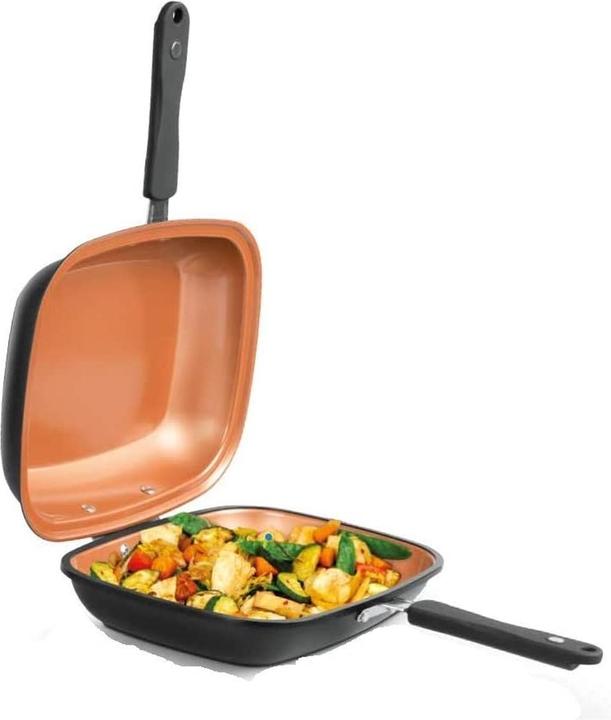 Actual product image MediaShop Livington Black Doubletta (Grill pan, Pot, Aluminium, Stainless steel)