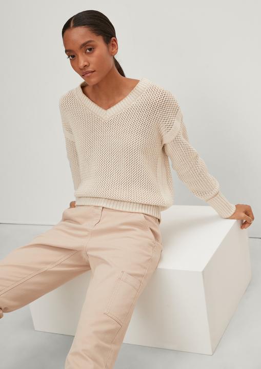 Actual product image Comma Pullover aus Lochstrick (42)