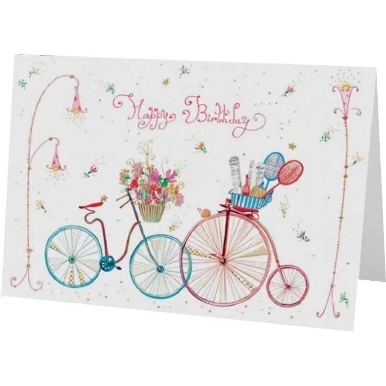 Turnowsky, Biglietto di auguri + Carta da lettere, B6 Karte + Umschlag Geburtstagsfahrräder