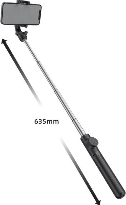 Actual product image Swissten Bluetooth Selfie Stick Aluminium TRIPOD PRO