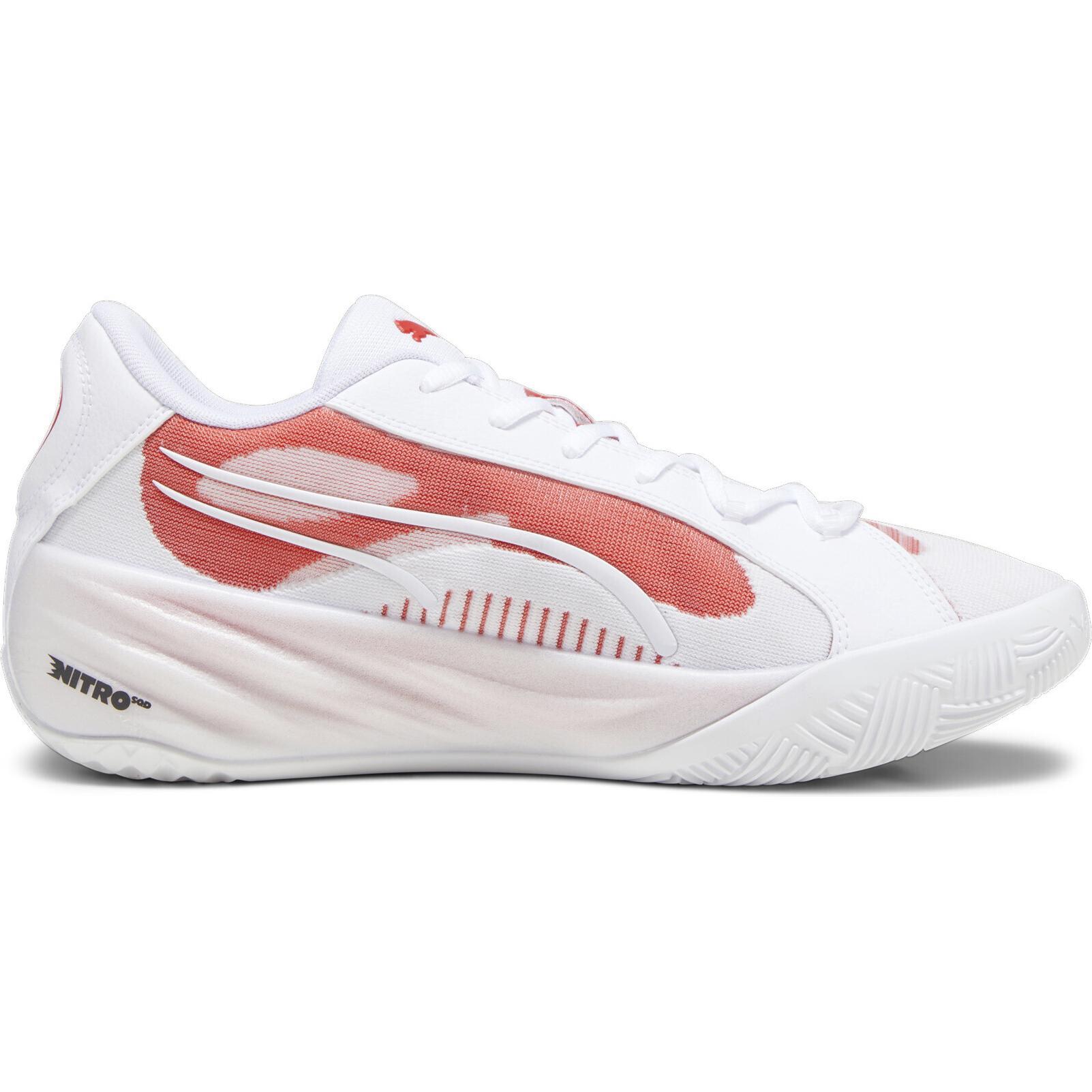 Puma, Herren, Hallenschuhe, All-Pro NITRO Team (40.5), Weiss