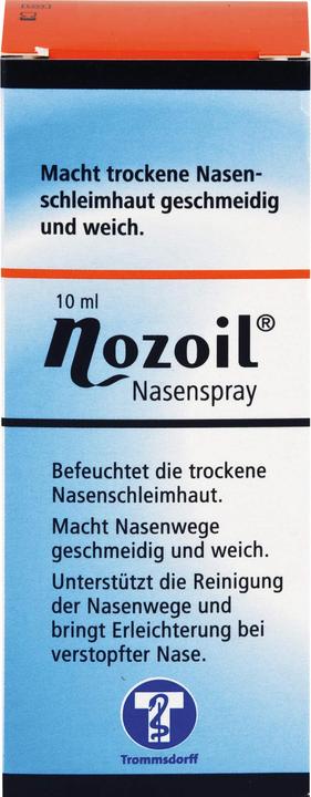Image du produit Trommsdorff Nozoil spray nasal humidifie la muqueuse nasale sèche, solution de 10 ml (1 pièce(s))