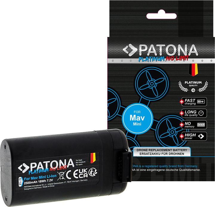 Productafbeelding Patona Platina batterij DJI Mavic Mini (Batterij drone, DJI Mavic Mini)