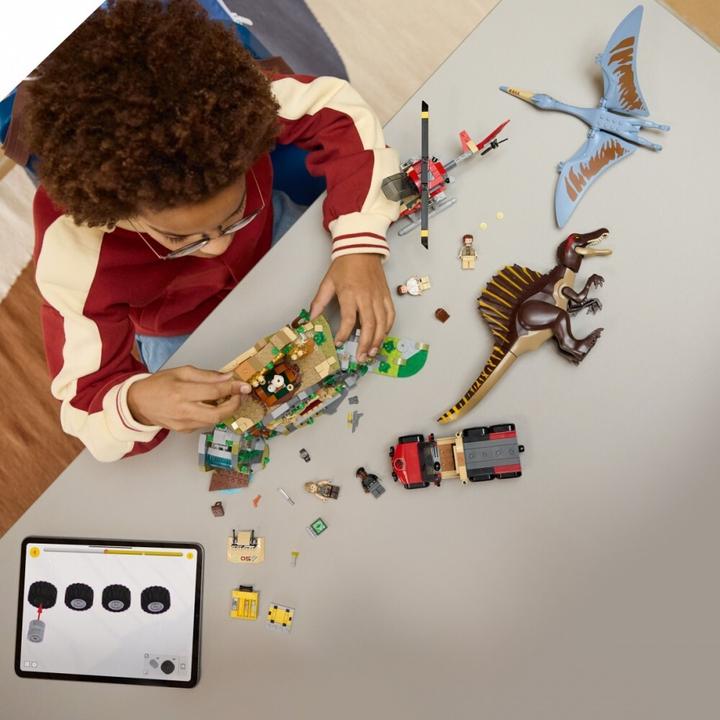 Immagine prodotto LEGO Mattoncini Jurassic World 76976 Spinosaurus e Quetzalcoatlus Missione aerea (76976, LEGO Jurassic World)