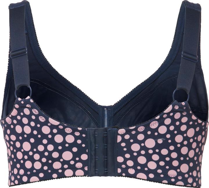 Image du produit Ulla Popken Soutien-gorge de maintien, sans armatures. Imprimé à pois. Bonnet C-H. (90 C)