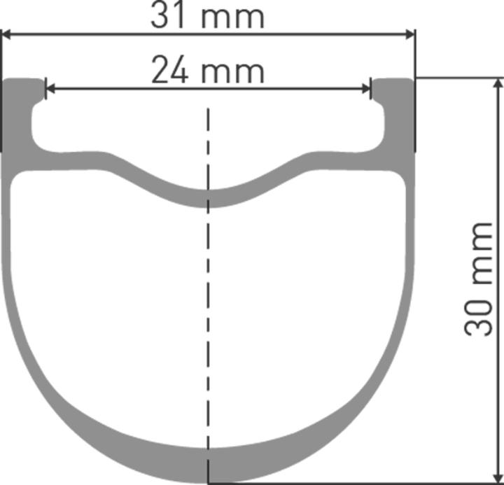 Immagine prodotto DT Swiss HGC 1400 Spline 34 (Ruota anteriore, 28")