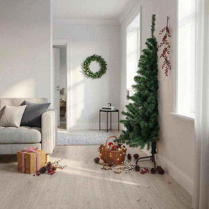 Produktbild vidaXL künstlicher halber Weihnachtsbaum (180 cm)