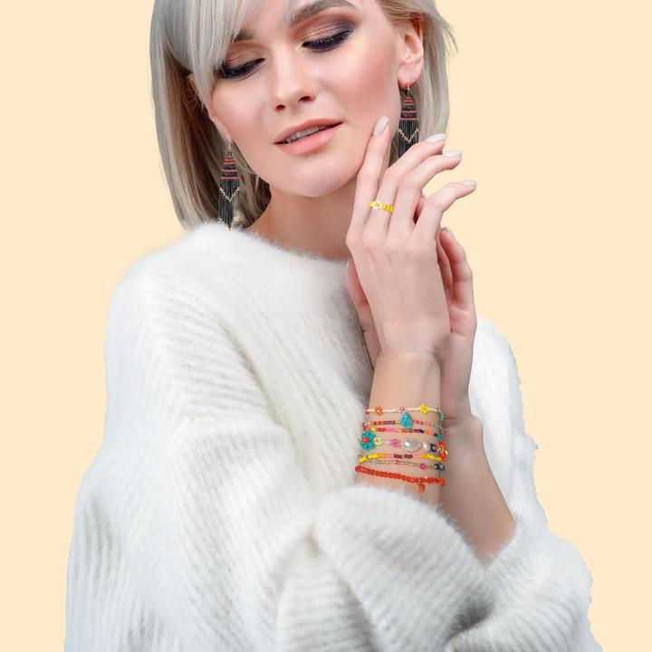 Produktbild Activity Board 16000 Stück Perlen für Armbänder, DIY Perlen zum Auffädeln mit Buchstabenperlen für Geschenkidee