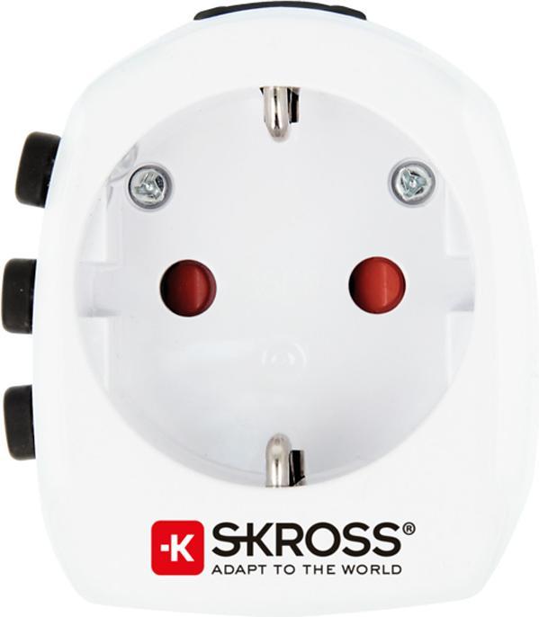 Produktbild Skross - World Travel Adapter with Ground Plugs, without Schuko Top ( no swiss/italy )