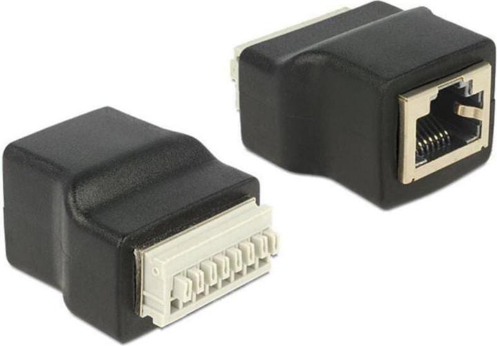 Actual product image Delock RJ45 socket Terminal block 8Pins (Network Accessories)