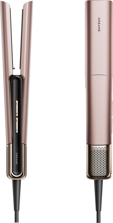 Dreame AeroStraight Pro Hair Straightener, Pink Gold