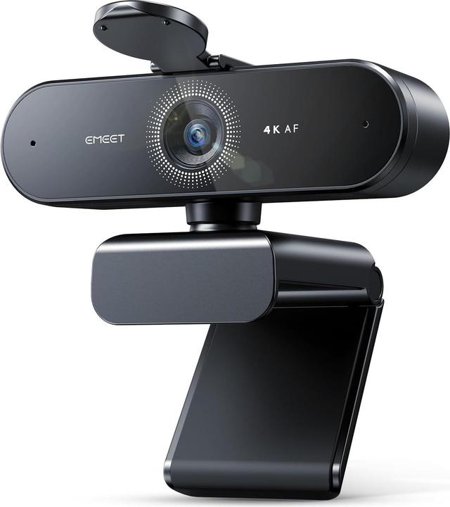 EMeet Nova 4K Webcam mit Rauschunterdrückungs-Mikrofonen