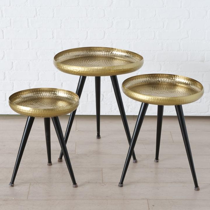 Actual product image Boltze Home Boltze Shinah table iron gold 43 cm (43 x 43 x 43 cm)