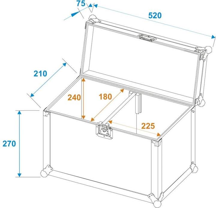 Produktbild Roadinger Flight 2x LED PFE50 3000K Profile Spot (Universal)