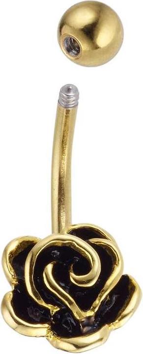 Image du produit Bijouteria Piercing nombril (Revêtement PVD (couleur or), Acier chirurgical 316L)