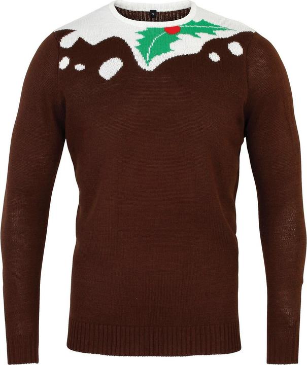 Image du produit Christmas Shop Pull avec design de Noël Christmas Pudding (S)