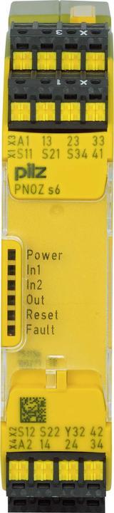 Produktbild Pilz 751136 PNOZ s6 C 48-240VACDC 3 n/o 1 n/c