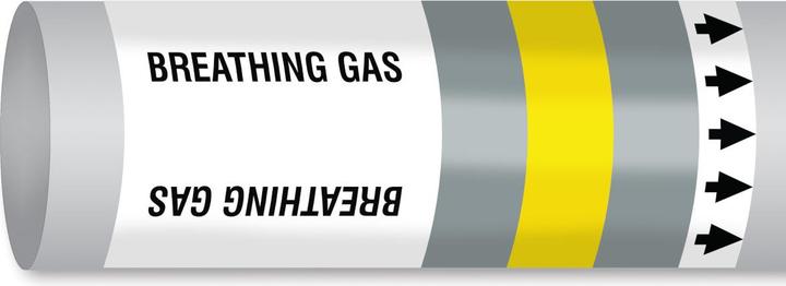 Produktbild Brady B-7541, ISO 14726 IMO Rohrmarkierer - Breathing gas (komprimiertes Gas in Atemgaszylindern)
