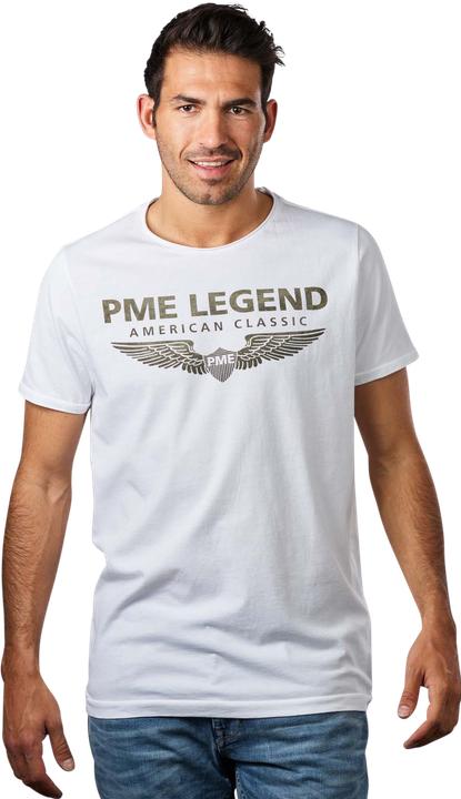 Actual product image Pme Legend T-Shirt Round Neck Printed bright white (M)