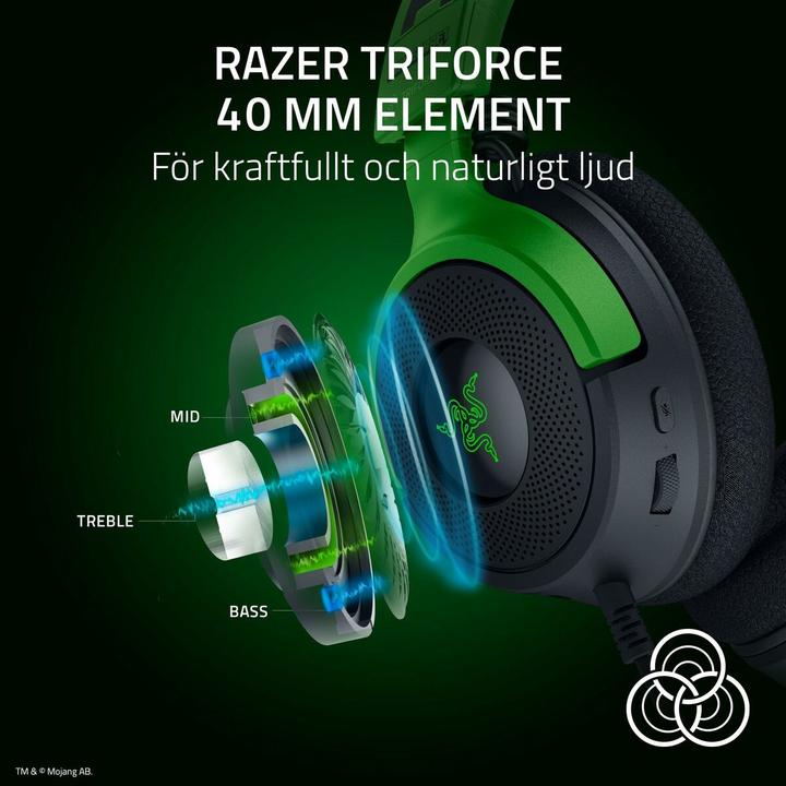 Produktbild Razer Headset Kraken V4 X Minecraft (Kabelgebunden)