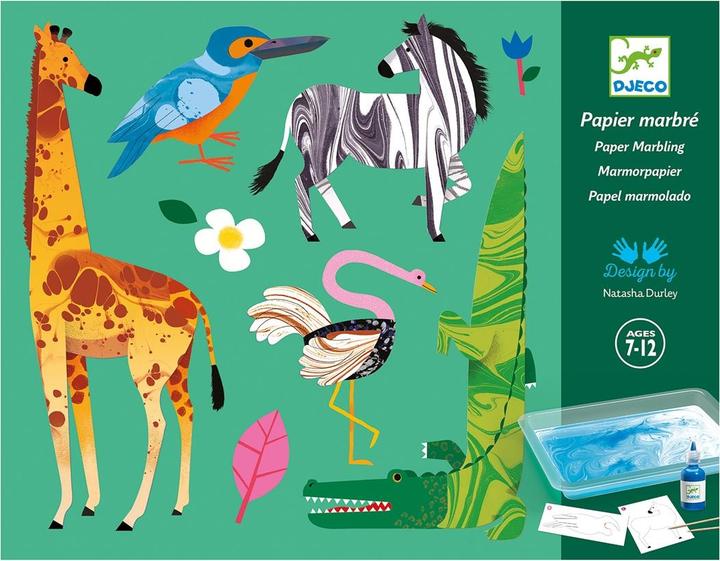 Actual product image Djeco Marmorpapier Bunt