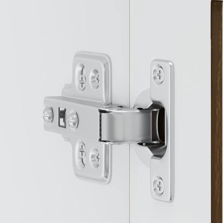 Image du produit VidaXL Armoire de cuisine suspendue avec porte vitrée Porto brun imitation chêne (60 x 31 x 60 cm)