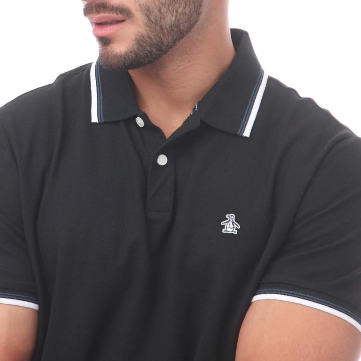 Produktbild Original Penguin Poloshirt Mit kontrastfarbenen Streifen (M)