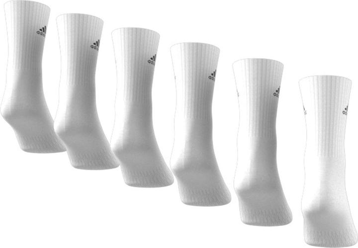 Actual product image adidas Cushioned Sportswear Crew Socks, 6 Pairs (37, 39)