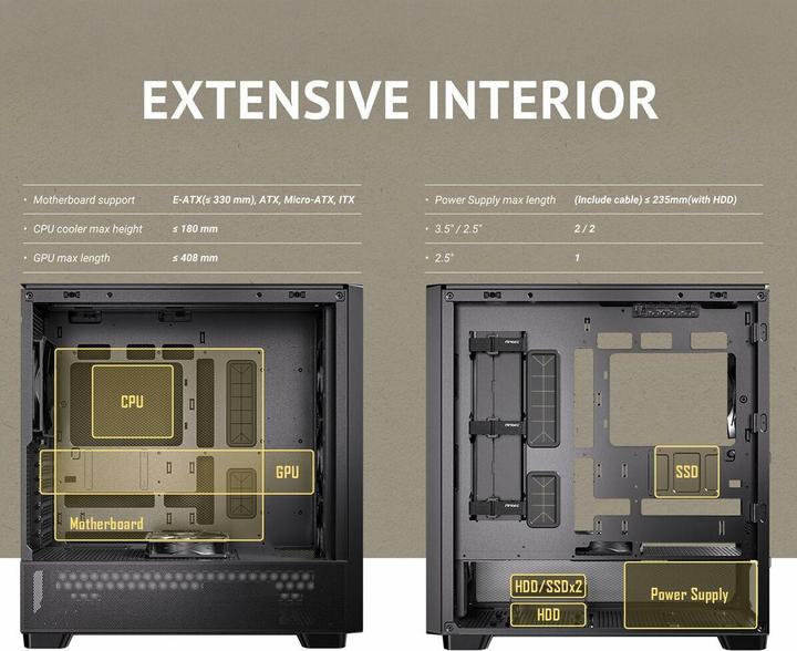 Immagine prodotto Antec Flux SE (ATX, ITX, mATX, E-ATX)