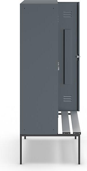 Actual product image Wolf Clothes locker with bench underneath (120 cm, 214 cm)