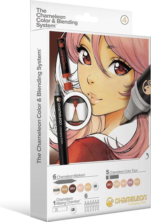 Produktbild Chameleon Aquarellfarbstifte Brushpen Color & Blending Set (6x)