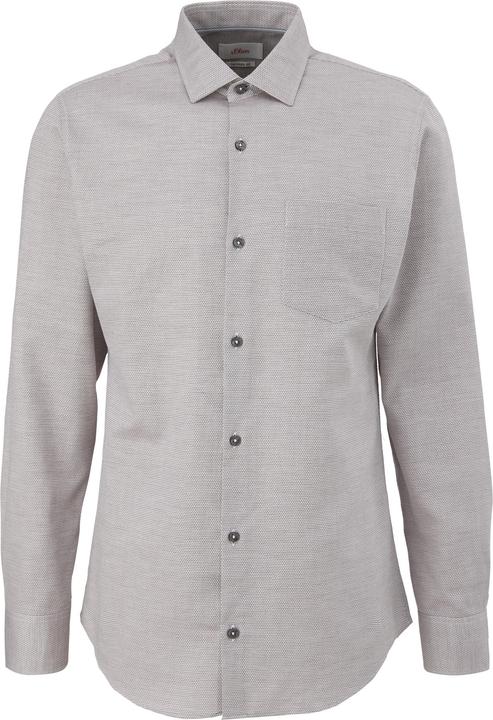 Immagine prodotto s.Oliver Hemd Slim: Hemd mit Strukturmuster (M)