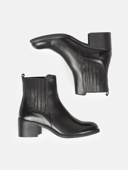Produktbild Felmini MIRA D947 Elegante Stiefelette mit niedrigem Absatz, gefertigt aus weichem Leder. Diese stilvollen S (41)